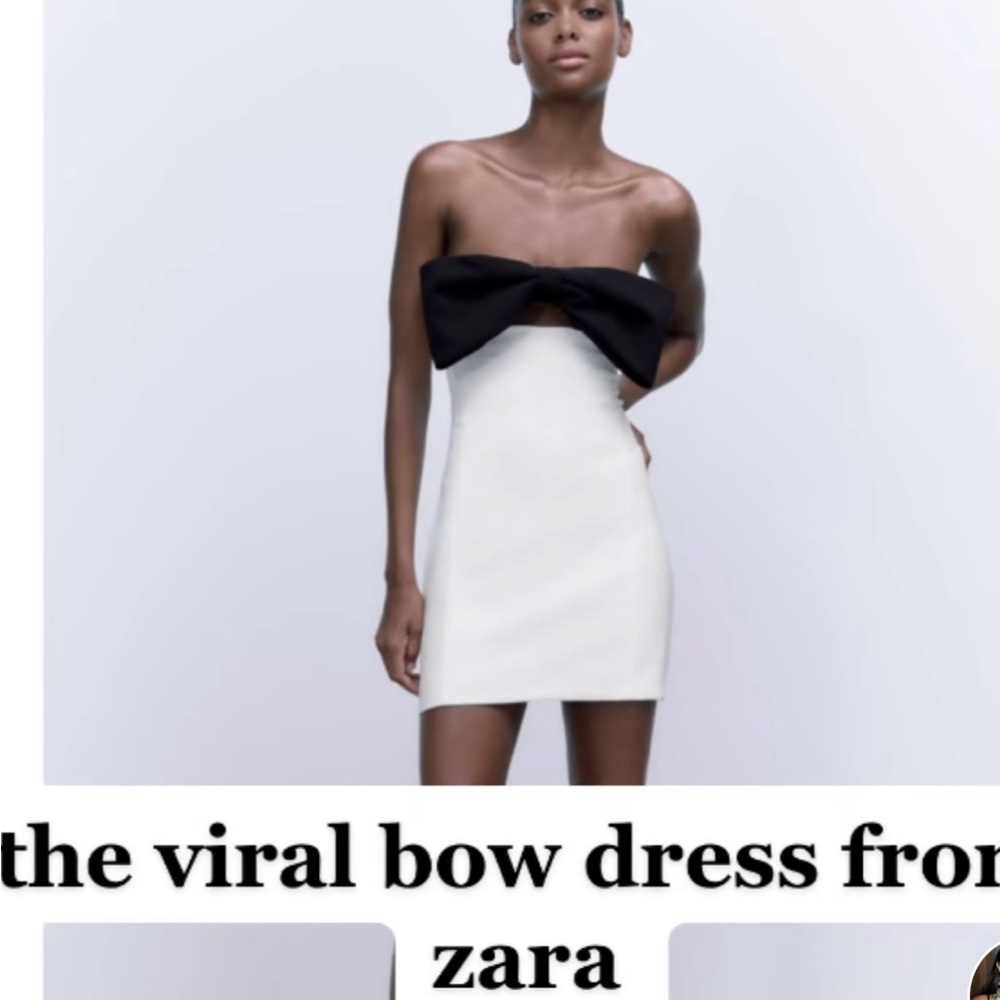 Bow dress from Zara
